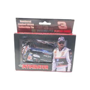 Dale Earnhardt #3 "The Intimidator" Limited Edition Playing Cards Tin Set